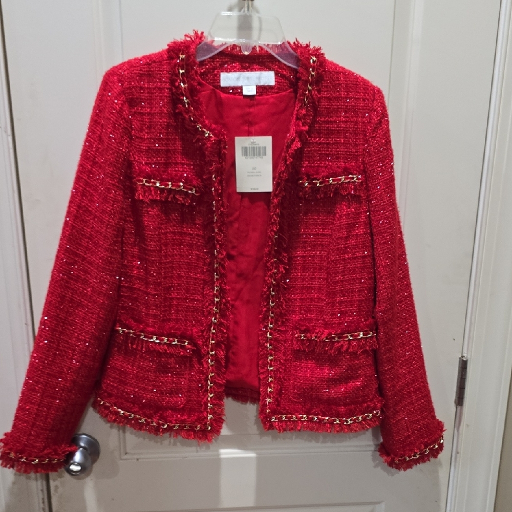 boston proper parisian jacket heartthrob size 10 brand new